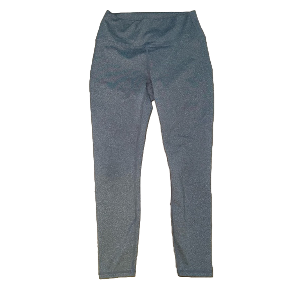 Fabletics Grey High Waisted Ribbed Seamless Leggings Size Small